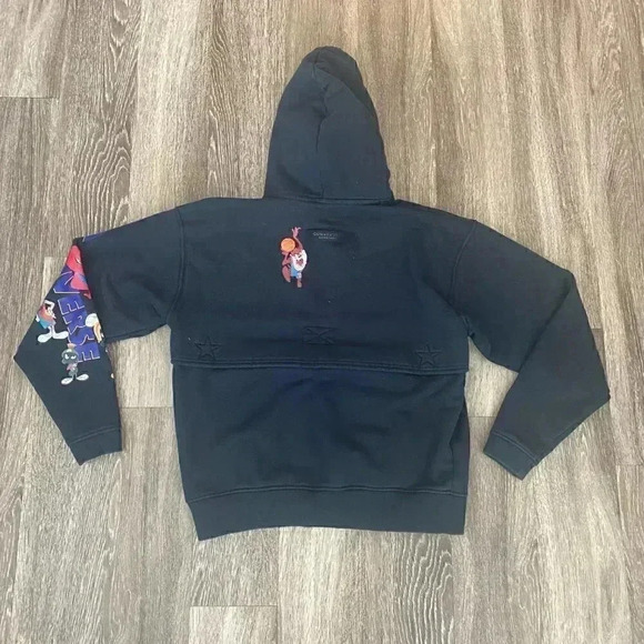 Mens Converse "A New Legacy x Space Jam" Black Hoodie - M - Picture 6 of 9